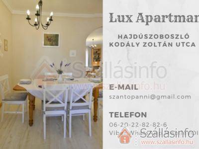 Lux Apartman Villa (Észak-Alföld > Hajdú-Bihar megye > Hajdúszoboszló)
